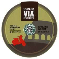 Starbucks Via Italian 24S 52.8G   Groceries   Tesco Groceries