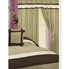  Suede Sage Green Windows Curtain drapes with Back linen and tie backs