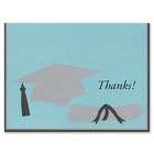 Inviting Company Silver Grad Personalized Thank You Note Cards (30 