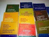 Lot of 25 SIMPLE SERMONS by W. HERSCHEL FORD Sermons Outlines PREACHER 