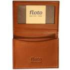 Floto Imports Firenze Leather Business Card Case   Color: Tan