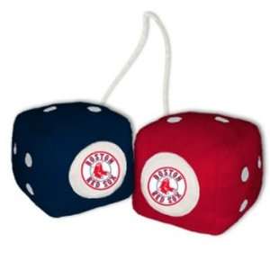  Boston Red Sox Fuzzy Dice: Sports & Outdoors