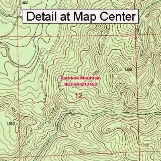   Map   Barklow Mountain, Oregon (Folded/Waterproof)