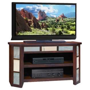 Legends Furniture Fire Creek 42 Angled TV Stand in Danish Cherry at 