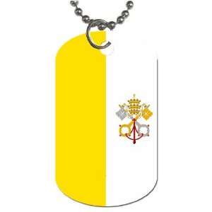  Vatican Holy See Flag Dog Tag 