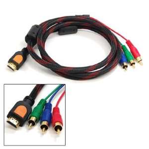    1.5m Gold plated Hdmi to RGB Cable 3 Wire Cord: Electronics