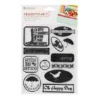set autumn leaves 12 piece flowers stampology clear stamps set