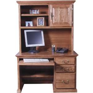   Wood Computer Desk with Hutch by Forest Designs: Office Products