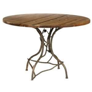  Stone Country Ironworks Pine Breakfast Table in Distressed 