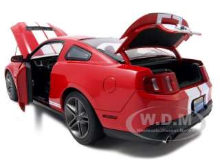   18 scale diecast car model of 2010 ford shelby mustang gt500 torch red