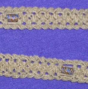 Genuine African Trade Bead Hand Made Hemp Belt 31  