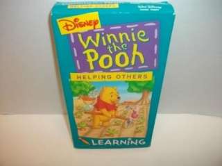 Disney Winnie the Pooh   Helping Others   Kids Learning VHS Movie 