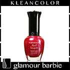 KleanColor Nail Polish Lacquer Glamour Barbie TopCoat Clean Manicure 