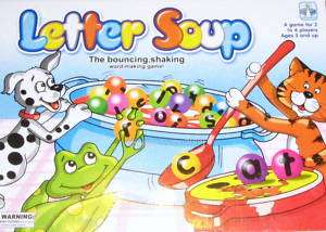Letter Soup Bouncing Shaking Word Making Game  