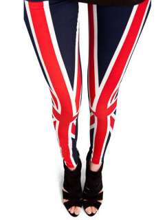   JACK BRITISH UK ENGLAND Flag Tights Leggings Pants One Size  