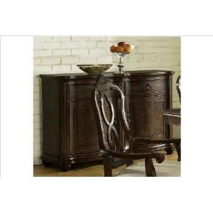   Traditional Side Server Buffet in Warm Brown Furniture & Decor