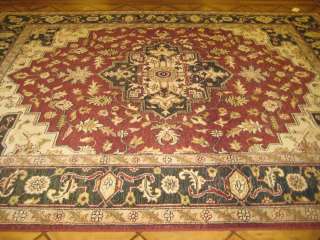   Black & Beige Hand Knotted Agra Oushak Wool Oriental Rug Free Shipping