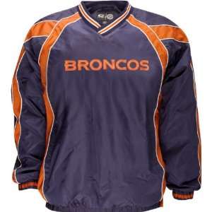   Denver Broncos Lightweight V Neck Pullover Jacket