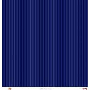  Micro Stripe : Blue & Black Mini Striped 65lb Paper 