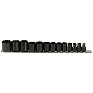  Stanley Proto 577 52304 13 Pc 3/8 Dr 12pt Protoblack Std Socket Set 