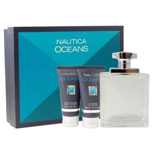 New NAUTICA OCEANS WATER PURE Cologne for Men GIFT SET  