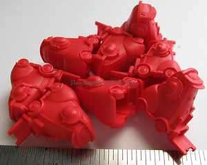 game part Monopoly: Disney Pixar cars 2 plastic red pitty hotel pieces 
