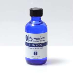   Acetic Acid   TCA Peel 40% 2oz. 60ml ( Level 3 pH 1.5 ): Beauty