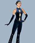   WOMAN Competition Jumpsuit Pageant Navy Dance Costume Child Sizes