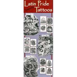 Latin Pride Temporary Tattoos  Grocery & Gourmet Food