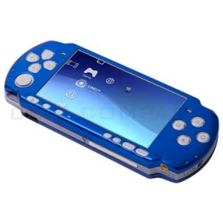 BLUE Aluminum Ultra Slim Case Cover For Sony PSP 3000  