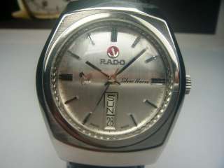 RADO SILVER HORSE DAY/DATE AUTOMATIC MENS WATCH, NR  