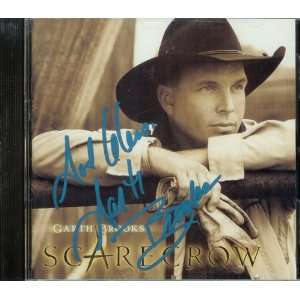  Autographed GARTH BROOKS Scarecrow CD Signed Twice 