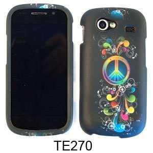  Rainbow Peace Symbol and Music Notes on Black Cell Phones 