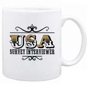  New  Usa Survey Interviewer   Old Style  Mug Occupations 