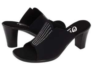 Onex Womens Brilliant Mule Sandal Black Size 9 M  