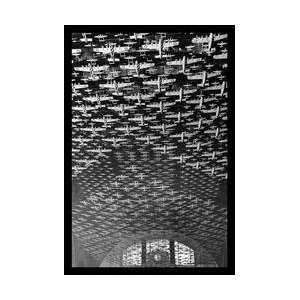 Model Airplanes Decorating the Union Station Concourse 12x18 Giclee on 