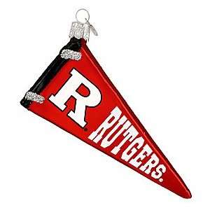  Rutgers University Pennant Ornament