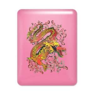  iPad Case Hot Pink Fire Dragon 