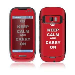  Nokia C7 Skin Decal Sticker   Keep Calm and Carry On 