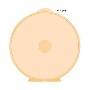  50 Orange Color Round ClamShell CD DVD Case, Clam Shells 