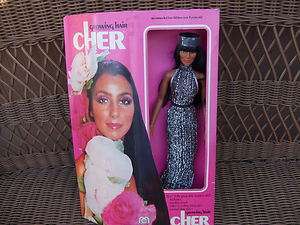Cher Growing Hair 1976 Mego Poseable Fashion Doll MIB  