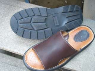 Eddie Bauer Used Brown Slides Shoes Sandals 10  