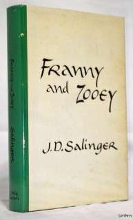 Franny and Zooey   J.D. Salinger   1st/1st   Salingers Third Book 