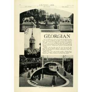  1924 Ad Georgian George J. Gould Real Estate Lakewood New 