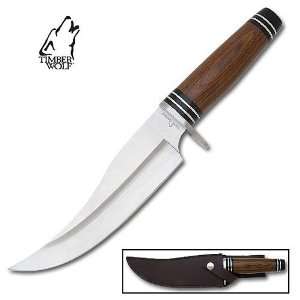    Timber Wolf Elite Rugged Bowie w/ Leather Sheath