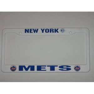  NEW YORK METS Team Logo PLASTIC LICENSE PLATE FRAME 