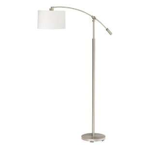   74256 1 Light Cantilever Floor Lamp Brushed Nickel: Home Improvement
