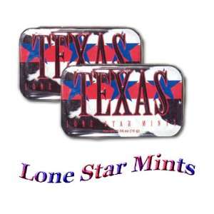 Texas Lone Star Tin   Peppermints   Sugarfree (Pack of 12)