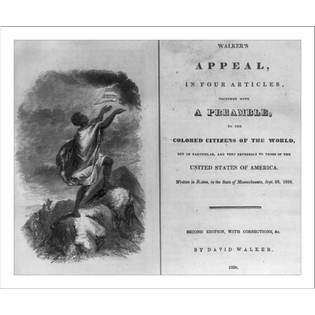 Historic Print (M) Walkers Appeal, to the colored citizens of the 