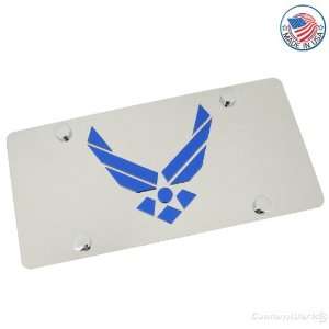  US Air Force Logo On Polished License Plate: Automotive